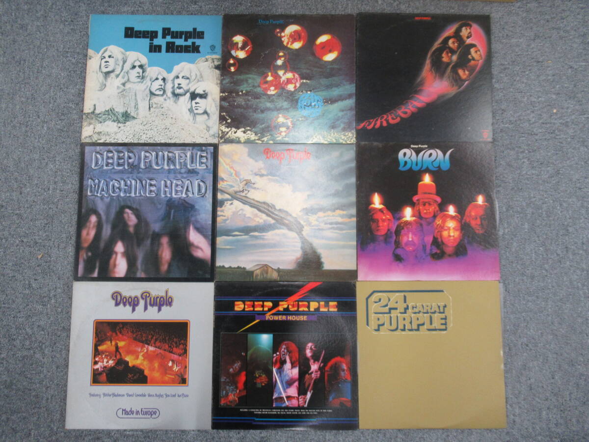 Deep Purpleなどを含むハードロックのレコードを宅配買取いたしました 